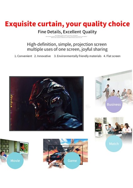 16: 9 Sinema Filmi 72INCH(Yurt Dışından)