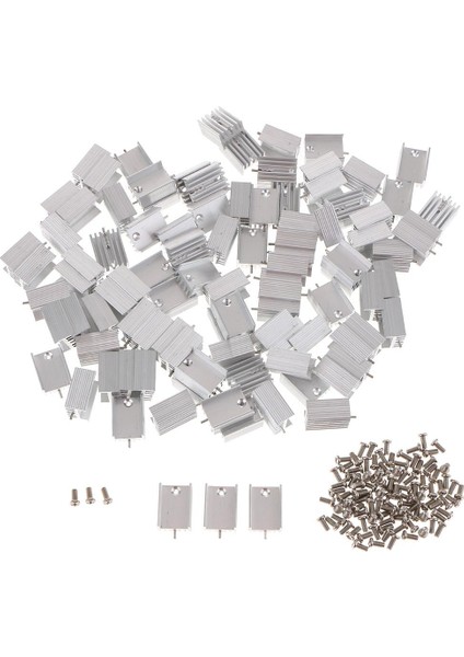 15X11X21MM TO-220 Transistör Için Alüminyum Soğutucu(Yurt Dışından)