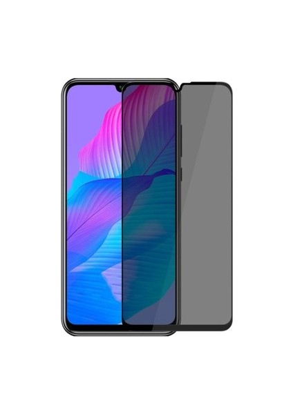 Huawei P Smart S Hayalet Ekran Koruyucu Yandan Bakınca Görünmeyen