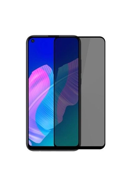 Huawei P40 Lite Hayalet Ekran Koruyucu Yandan Bakınca Görünmeyen