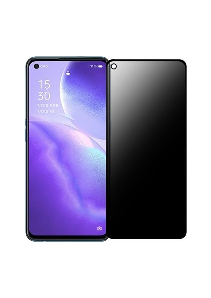 Oppo Reno 5 Lite Hayalet Ekran Koruyucu Yandan Bakınca Görünmeyen