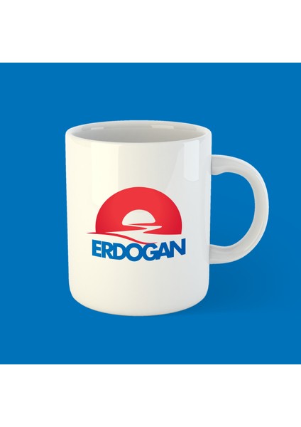 Erdoğan Beyaz Bardak Kupa