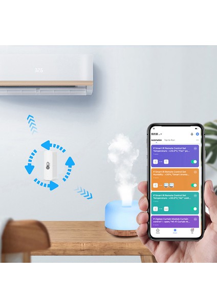 WL-TH02Z Tuya Zigbee Sıcaklık ve Nem Sensörü Akıllı Ev Iç Mekan Sıcaklık ve Nem Dedektörü Mobil App Gerçek Zamanlı Izleme Akıllı Bağlantı (Yurt Dışından)