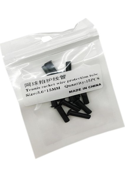 15X Tenis Raketi Grommets Raket Halkaları Dize Koruma Tüpleri 3.6X15MM (Yurt Dışından)