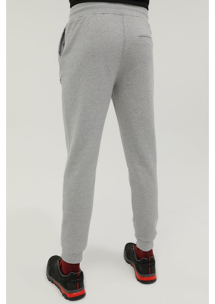 Men Sweat Pant Gri Erkek Eşofman 23227-08