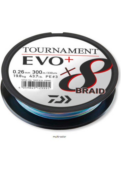 Tournament Evo+ 8b 300 Mt. Multicolor Ip Misina fiyatları