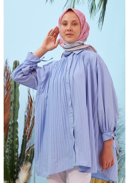 Henna Pudra Pembe Pamuk Viskon Eşarp