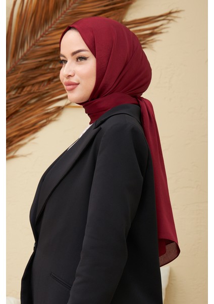 Janjan Çift Taraflı Şal Bordo indirimleri