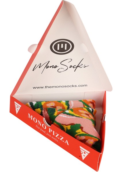 Mono Socks Salad - Tekli Kadın Pizza Çorap