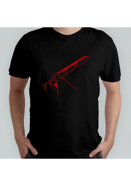 Berserk Pamuklu Bisiklet Yaka T-Shirt Model 6