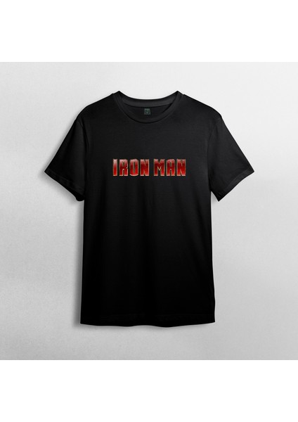 Iron Man Demir Adam Pamuklu Bisiklet Yaka T-Shirt Model 1