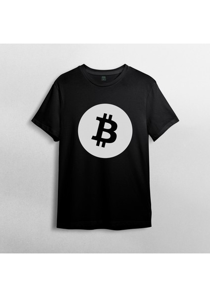 Kripto Para Cryptocurrency Pamuklu Bisiklet Yaka T-Shirt Model 2