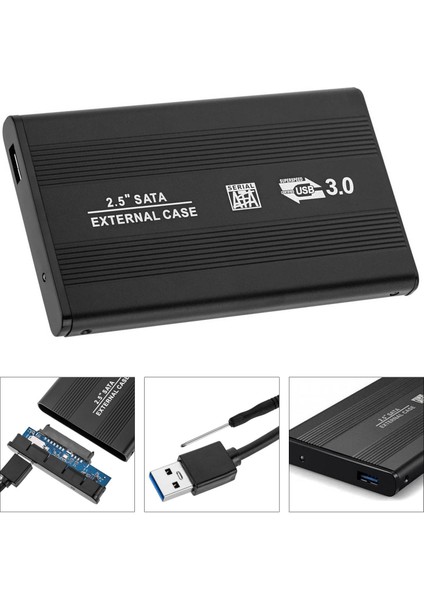 Harddisk Kutusu SSD HDD 2.5 Sata USB 3.0 Gabble G-508