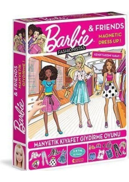 Barbie ve Arkadaşları Manyetik Kıyafet Giydirme Oyunu