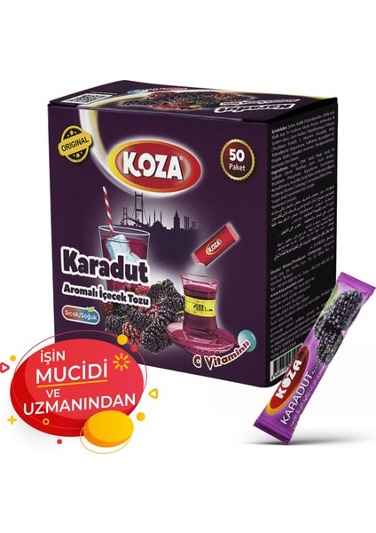 Tek Içimlik Karadut Aro. Içecek Tozu (50 Stick)