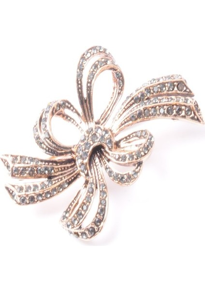Broş Harf Simge Otantık Desenli Bronz Kristal Taşli fiyatları