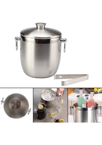 Parti Bar Oteller Için Buz Maşaları Taşınabilir Buz Kovası (Yurt Dışından) indirimleri