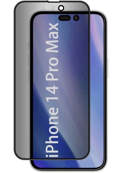 iPhone 14 Pro Max Ekran Koruyucu Hayalet Privacy Cam Tam Kaplayan