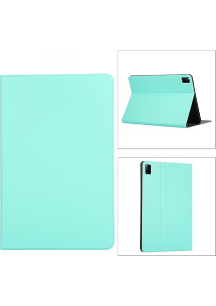 Xiaomi Redmi Pad Için 10.61 Voltaj Elastik Doku Flip Tablet Deri Kılıf Yeşil (Yurt Dışından)