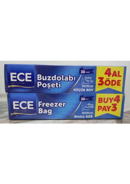 Buzdolabı Poşeti 4'lü Küçükboy