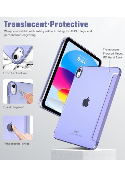 Apple iPad 11.Nesil A16 11inç/10.Nesil 10.9inç Kılıf PU Deri Smart Standlı Case modelleri