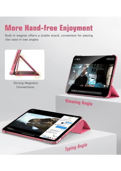 Apple iPad 11.Nesil A16 11inç/10.Nesil 10.9inç Kılıf PU Deri Smart Standlı Case fırsatları