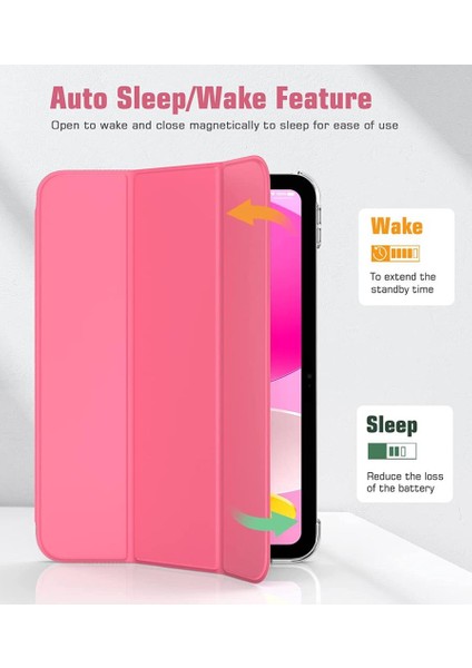 Apple iPad 11.Nesil A16 11inç/10.Nesil 10.9inç Kılıf PU Deri Smart Standlı Case indirimleri