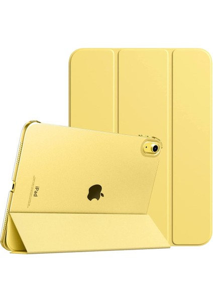 Apple iPad 10. Nesil 10.9" Kılıf Pu Deri Smart Standlı Case A2696 A2757 A2777