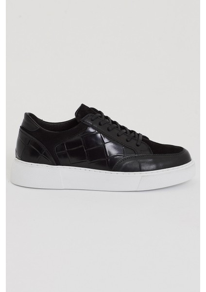 Eva Taban Kroko Detay Sneakers