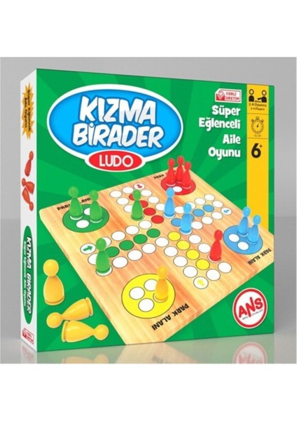 Ahşap Kızma Birader Oyun Seti