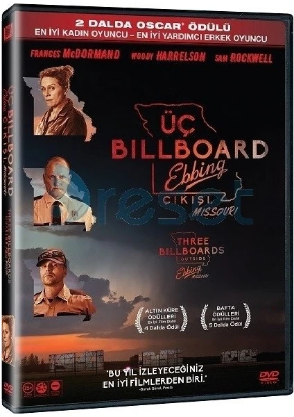 Three Billboards Outside Ebbing Missouri DVD