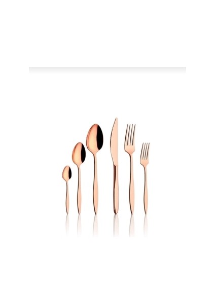 Carmen Rose Gold 42 Parça Çatal Kaşık Bıçak Seti