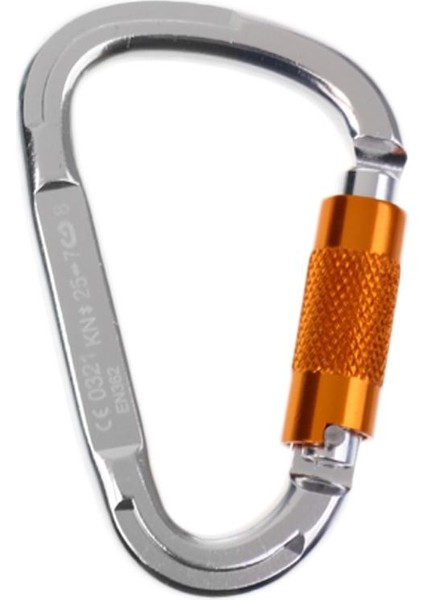 50KN Descender + 25KN Carabiner Hook Belay Sistemi (Yurt Dışından)