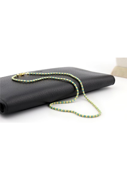 925 Ayar Gümüş Dorika ve Firuze Doğaltaş Kolye