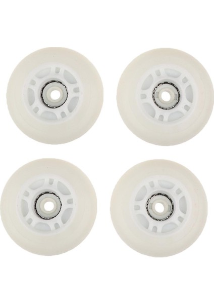 4 Parça LED Işıklar Yanıp Sönen Sınır Skate Roller Paten Tekerlekler 76 mm. Yeşil (Yurt Dışından)