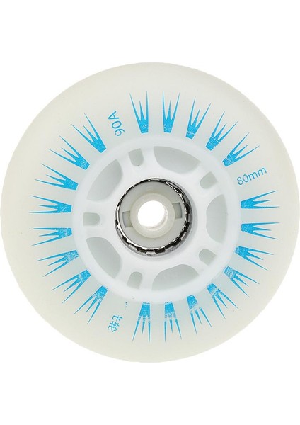4 Adet Satırda Paten Tekerleği Paten Patenleri Hokey Paten Paten 80 mm. Mavi (Yurt Dışından) fırsatları