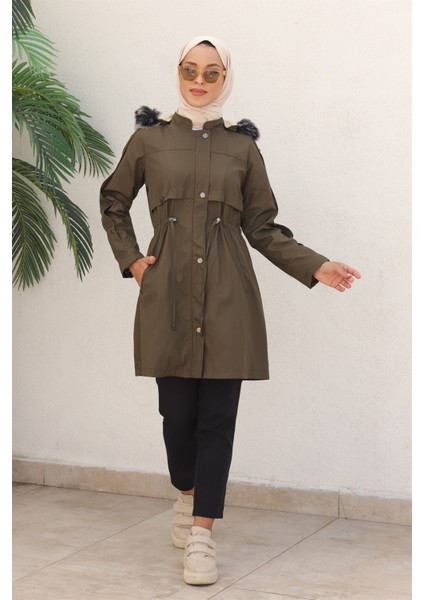 Beli Büzgülü Mont Haki