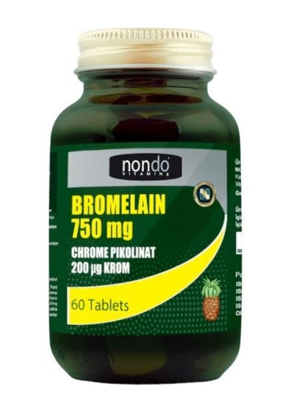 Bromelian 750 Mg 60 Tablet