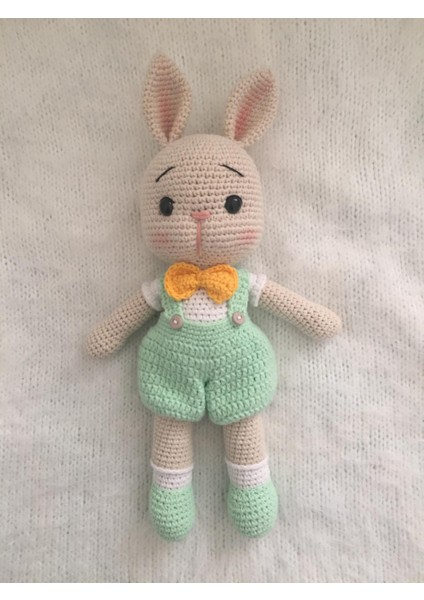 Oyuncak Park Bay Tavşan Monami Amigurumi Organik Oyuncak