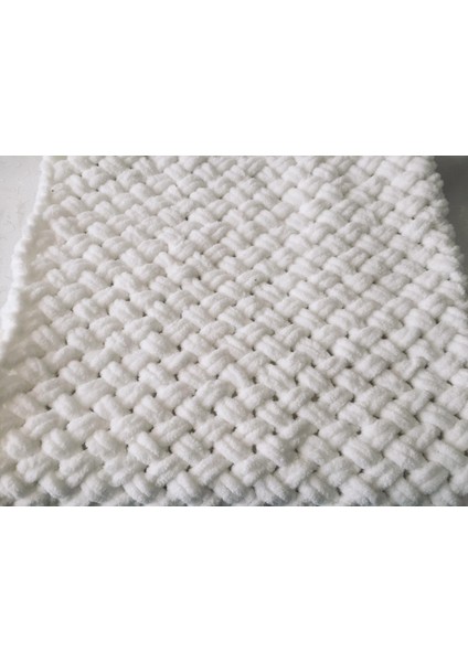 El Örgüsü Puffy Antibakteriyel Organik Bebek Battaniyesi modelleri