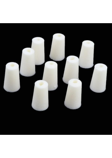 10 Adet Lastik Durdurucu Laboratuvar 15-19MM Test Tüpleri Için Konik (Yurt Dışından)
