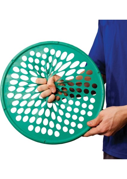 El Egzersiz Çemberi 36 cm Lik Yeşil Orta Sert Parmak Egzersiz Fizik