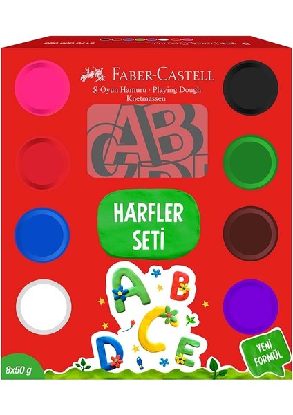 Oyun Hamuru Harfler Seti 50GR 5170000025000