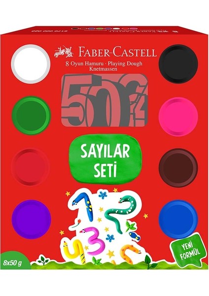 Oyun Hamuru Sayılar Seti 50GR 5170000024000