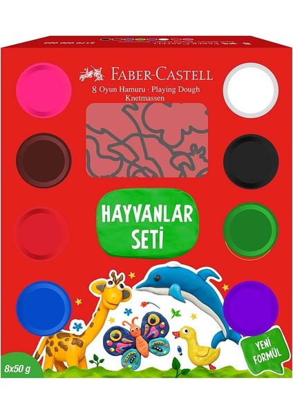 Oyun Hamuru Hayvanlar Seti 50GR 5170000023000