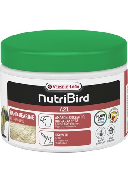 Nutribird A21 Elle Besleme Maması 250 gr