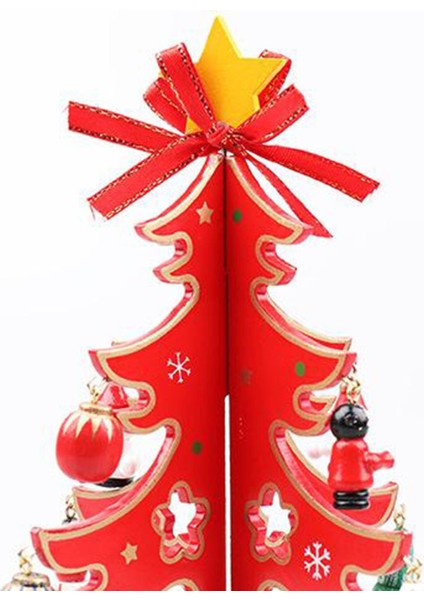 Ahşap Noel Ağacı Süs Masası Dıy 3D Parti Dekorasyon Fotoğrafları (Yurt Dışından) fırsatları