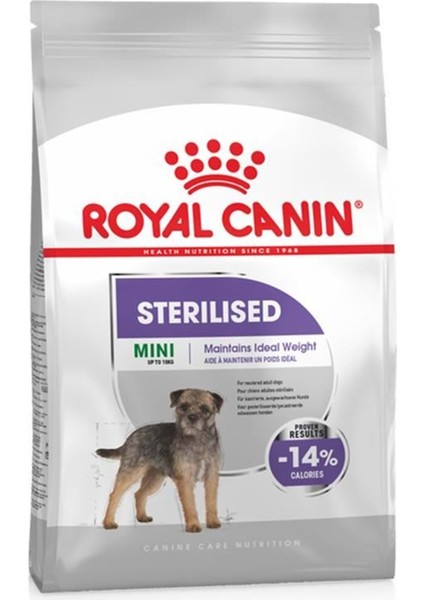 Mini Sterilised Küçük Irk Kısırlaştırılmış Köpek Maması 3kg