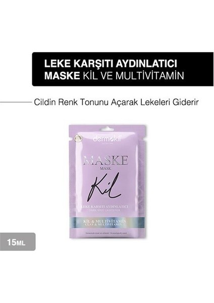 Leke Karşıtı Aydınlatıcı Yüz Maskesi 15 Ml X 2 Adet