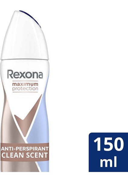 Maximum Protection Clean Scent Sprey Deodorant 150 ml